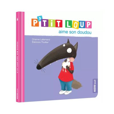 Livre enfant p'tit loup aime son doudou
