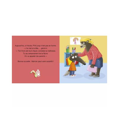 Livre enfant p'tit loup va chez le docteur