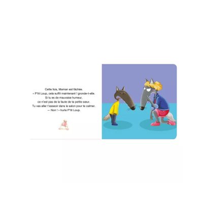 Livre enfant p'tit loup fait une colère
