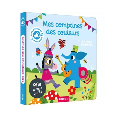Livre sonore mes comptines des couleurs