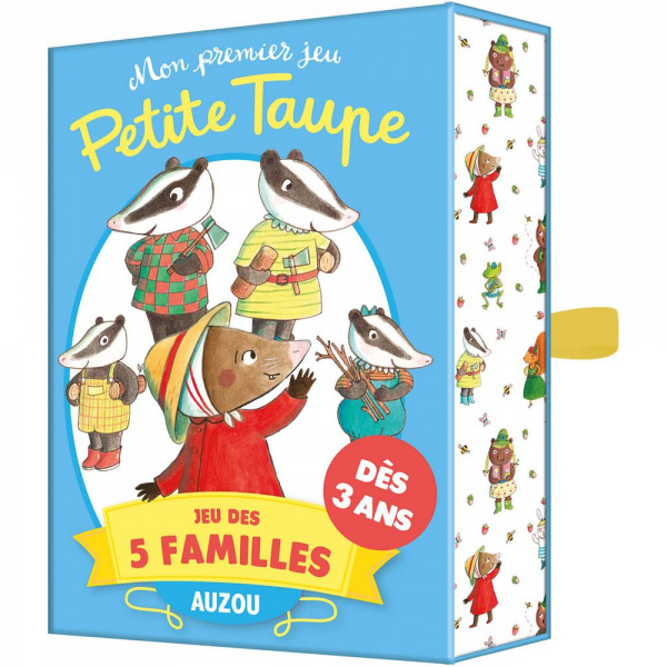 Jeu de cartes petite taupe jeu des 5 familles Auzou