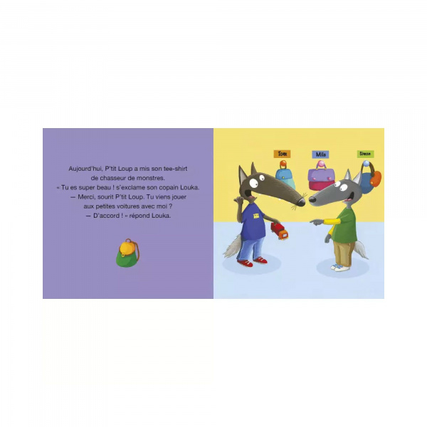 Livre enfant p'tit loup veut être le chef Auzou