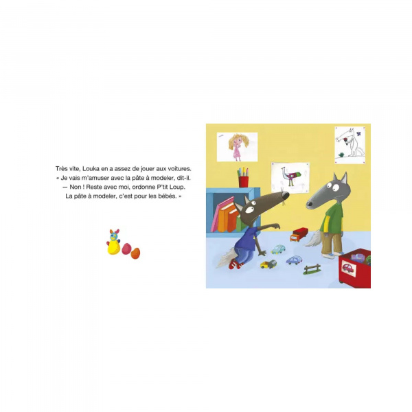 Livre enfant p'tit loup veut être le chef Auzou