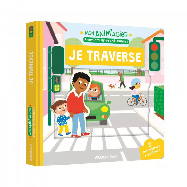 Livre enfant je traverse Auzou