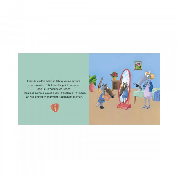 Livre enfant p'tit loup se déguise Auzou