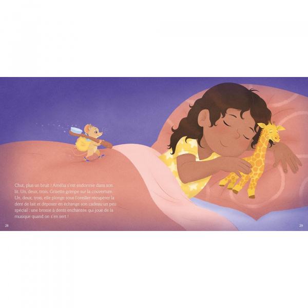 Livre enfant collection grisette - la brosse à dents magique Auzou