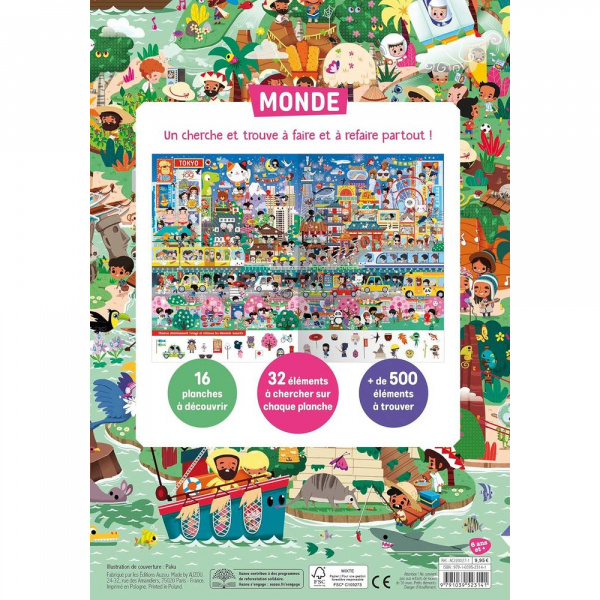 Livre collection cherche et trouve - monde Auzou