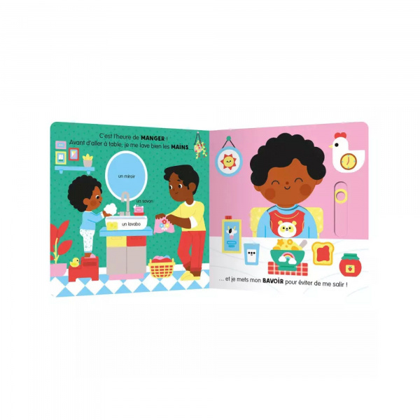 Livre enfant je mange comme un grand Auzou