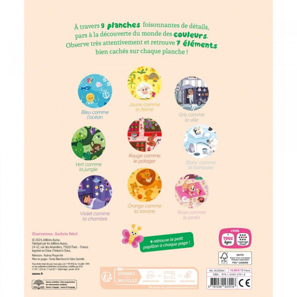 Livre collection cherche et trouve - monde Auzou