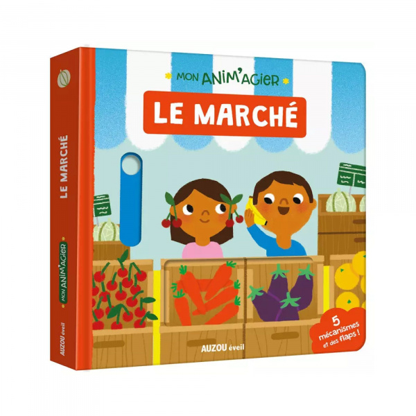 Livre enfant le marché Auzou