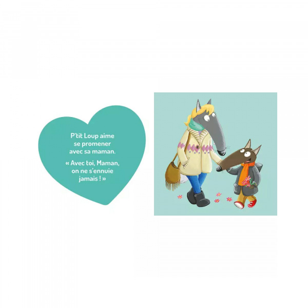 Livre enfant p'tit loup aime sa maman Auzou