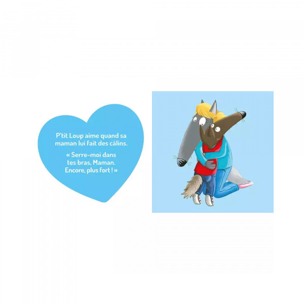 Livre enfant p'tit loup aime sa maman Auzou