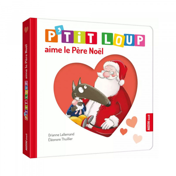 Livre enfant p'tit loup aime le père noël Auzou