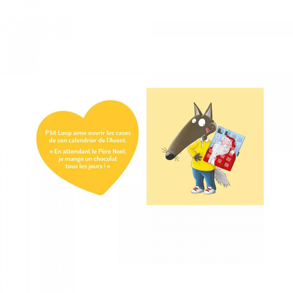 Livre enfant p'tit loup aime le père noël Auzou