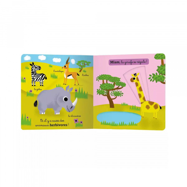 Livre enfant la jungle et la savane Auzou