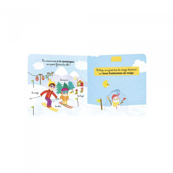 Livre enfant les vacances Auzou