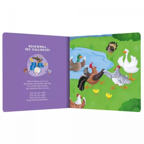 Livre sonore mes comptines rock avec p'tit loup Auzou