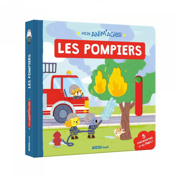 Livre enfant les pompiers Auzou