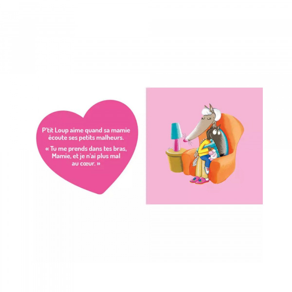 Livre enfant p'tit loup aime sa mamie Auzou
