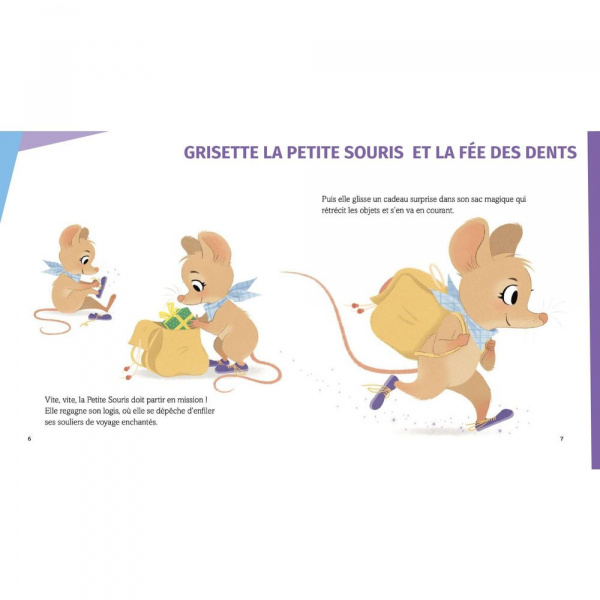 Livre enfant collection grisette - la petite souris et la fée des dents Auzou