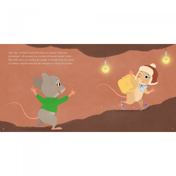 Livre enfant collection grisette - la petit souris au secours de ses amis Auzou