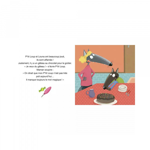 Livre enfant p'tit loup est poli Auzou