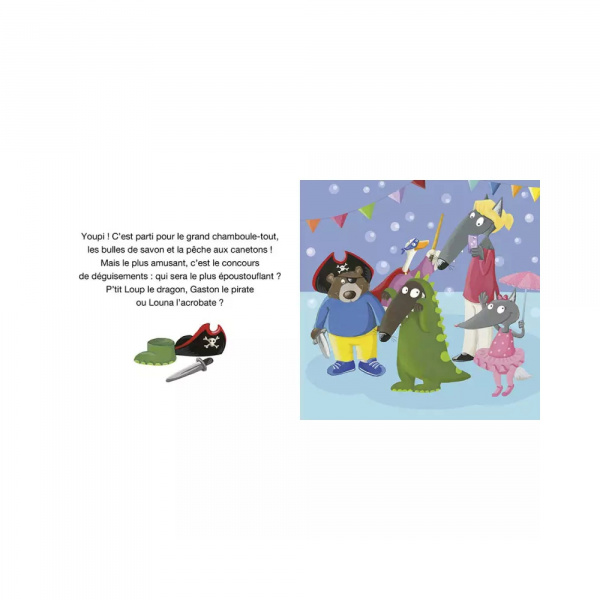 Livre enfant p'tit loup fête son anniversaire Auzou