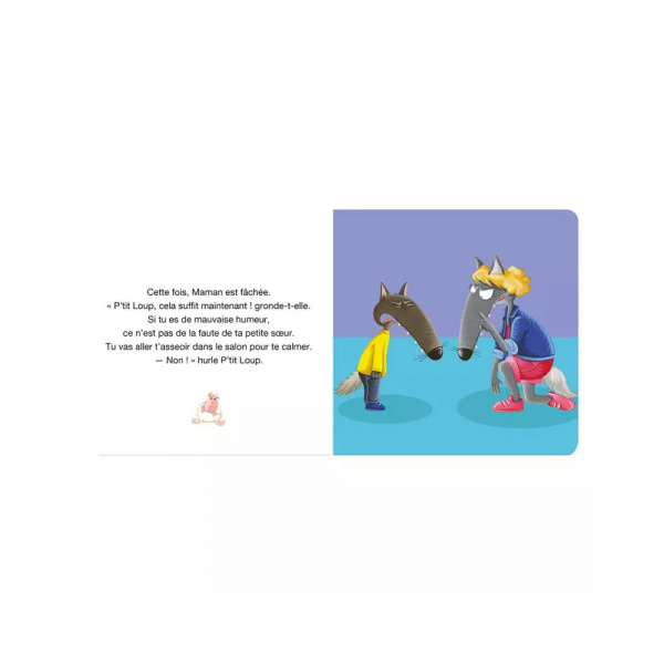 Livre enfant p'tit loup fait une colère Auzou