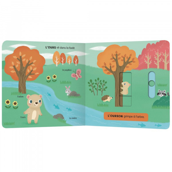 Livre enfant mon anim'agier les bébés animaux Auzou