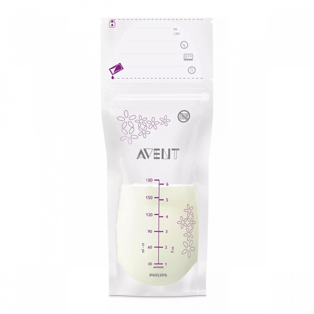 Sachets de conservation du lait maternel 180 ml x 25 de Avent-philips sur  allobébé