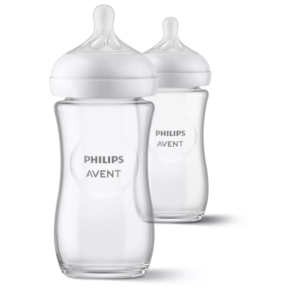 Lot de 2 biberons natural 3.0 240 ml de Avent-philips sur allobébé