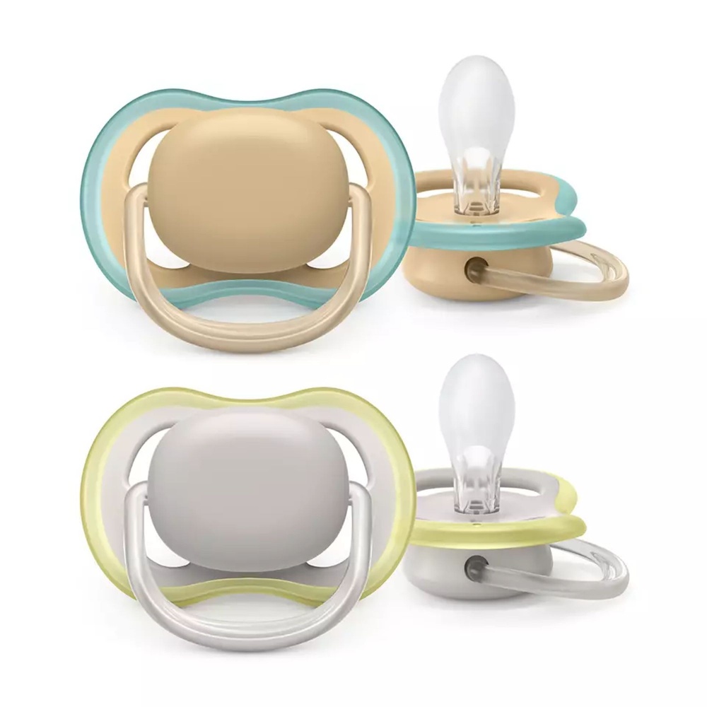 Lot de 2 sucettes soothie coeur 0/6 mois Philips Avent