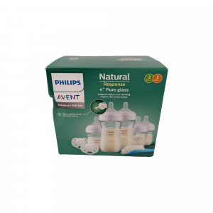 Les imparfaits - coffret biberons verre nouveau-né natural response scd879/11 Avent-philips