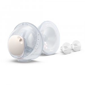 Lot de 2 coquilles flacons de recueil de lait scf439/01 Avent-philips