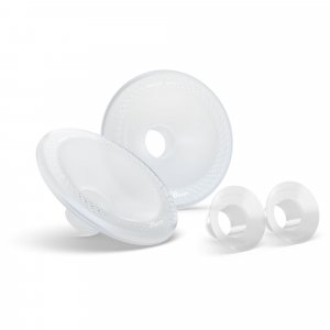 Lot de 2 téterelles et 2 embouts grande taille pour tire lait scf552/11 Avent-philips