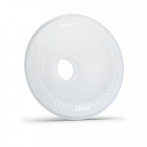 Lot de 2 téterelles et 2 embouts grande taille pour tire lait scf552/11 Avent-philips