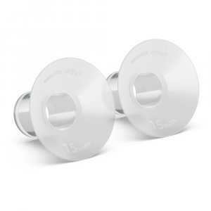 Lot de 4 petits embouts pour téterelle tire lait scf554/11 Avent-philips