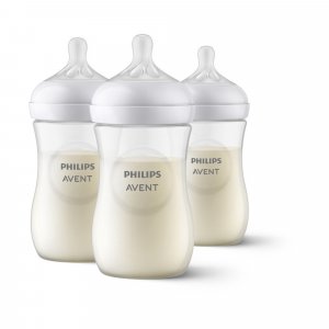 Coffret de 8 biberons pp natural response, 1 sucette ultra-douce 0-6 mois et 1 goupillon (2 biberons 125 ml + 5 biberons 260 ml + 1 biberon 330 ml) Avent-philips