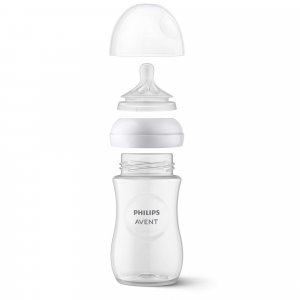 Coffret de 8 biberons pp natural response, 1 sucette ultra-douce 0-6 mois et 1 goupillon (2 biberons 125 ml + 5 biberons 260 ml + 1 biberon 330 ml) Avent-philips