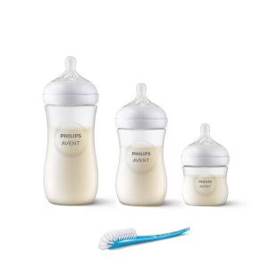 Coffret nouveau né 3 biberons + 1 goupillon (1x125ml / 1x260ml / 1x330ml) Avent-philips