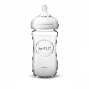 Lot de 3 biberons natural verre Avent-philips