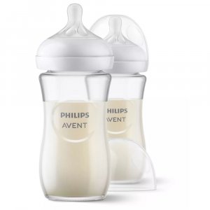 Lot de 2 biberons natural response 240 ml Avent-philips