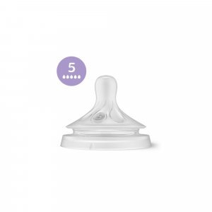 Lot de 3 tétines natural response - débit 3, 4 et 5 scy960/03 Avent-philips