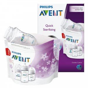Lot de 5 sachets de stérilisation pour micro-onde Avent-philips