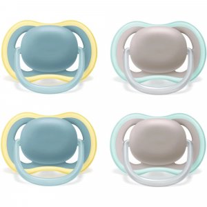 Lot de 2 sucettes ultra air 18mois et + mix scf349/01 Avent-philips