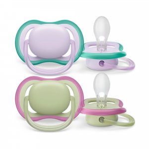 Lot de 2 sucettes ultra air 0/6 mois Avent-philips