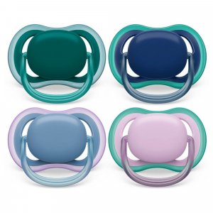 Lot de 2 sucettes ultra air 6/18 mois deco Avent-philips