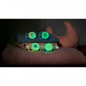 Lot de 2 sucettes ultra start 0/2 mois night Avent-philips