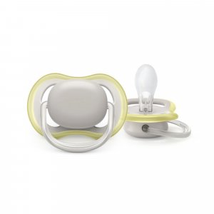 Lot de 2 sucettes ultra air 0/6 mois day and night Avent-philips