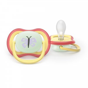 Lot de 2 sucettes ultra air 0-6 mois scf376/25 Avent-philips